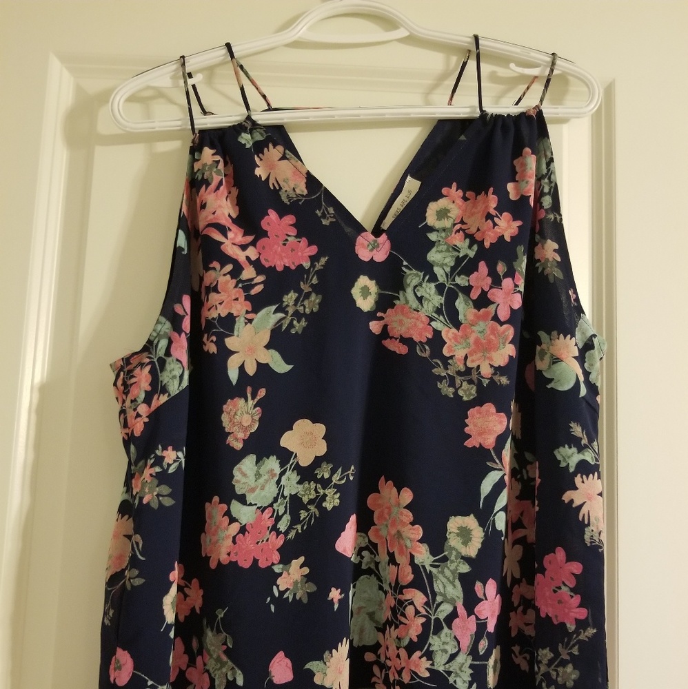 Sleeveless Strappy Blouse